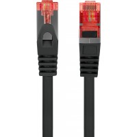 Patchcord Kat.6 FTP LSZH CU 0.25m Czarny Fluke Passed Lanberg