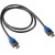 Kabel HDMI M/M V2.0 1.8m 4k Pełna Miedź Czarny Box Lanberg