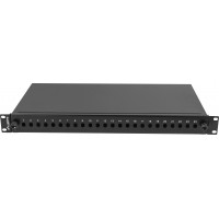 Przełącznica Światłowodowa Lanberg 24XST / 24XFC D-Hole Rack 19" 1u Czarna + Akcesoria