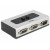 Switch Delock 2x RS232 Szary