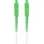 Patchcord Światłowodowy SMSC/APC-SC/APC Simplex 3.0mm LSZH G657B3 2.5m Biały Lanberg