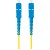 Patchcord Światłowodowy SMSC/UPC-SC/UPC Simplex 3.0mm LSZH G657A1 2m Żółty Lanberg