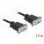 Kabel Transmisyjny Szeregowy 9f/9f RS232 10m Delock