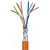 Kabel Lan UFTP Kat.6a 500m B2CA Drut CU LSZH Orange Fluke Passed Lanberg