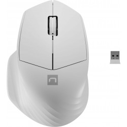 Mysz Natec Siskin 2 Bezprzewodowa 1600DPI Bluetooth 5.0 + 2.4ghz Biała