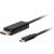 Kabel USB-C(M)->Displayport(M) 1.8m 4k 60Hz Czarny Lanberg