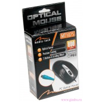 OPTICAL MOUSE - myszka optyczna, 3 przyciski, rolka, 800 cpi,  PS/2
