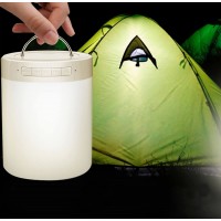 LIGHTBOX BT SILVER BOOMBOX – Głośnik BT 3W z wielokolorową lampką LED, dotyk, Bluetooth 4.1 + EDR, MP3, mikrofon, aku li-jon 1200mAh