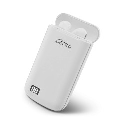 R-PHONES POWER MT3598 - Douszne słuchawki Bluetooth 5.0 TWS z powerbankiem dużej pojemności