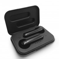 R-PHONES NEXT TWS MT3601K - Douszne słuchawki bezprzewodowe Bluetooth 5.1 TWS z powerboxem - czarne