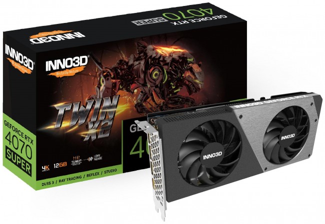 Inno3D GeForce RTX 4070 SUPER Twin X2 12GB GDDR6X